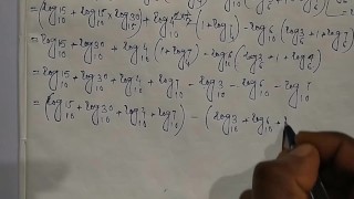 logaritmo Matemáticas || Registro del profesor de matemáticas Parte 6