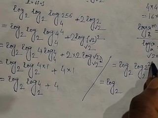 Logaritmo Matemáticas || Registro Del Profesor De Matemáticas Parte 7