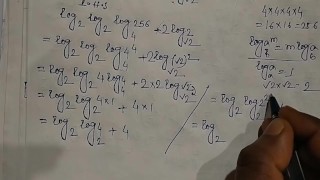 logaritmo Matematica || Registro dell'insegnante di matematica Parte 7