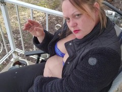 Front porch smoke!