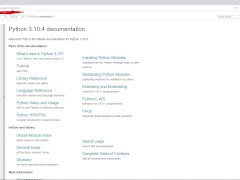 Link to Python official documentation - Screenshot 3 of 16 - Snake