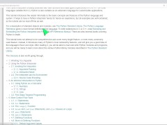 Link to Python official documentation - Screenshot 7 of 16 - Python