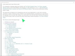 Link to Python official documentation - Screenshot 8 of 16 - Snake