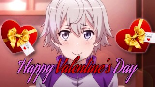 ASMR Femboy Celebrates Valentine's Day With You And Gives You Head Scratches