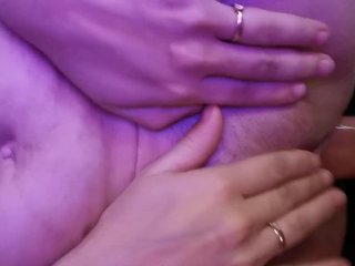 pussy sliding cock, amateur, creampie, reality
