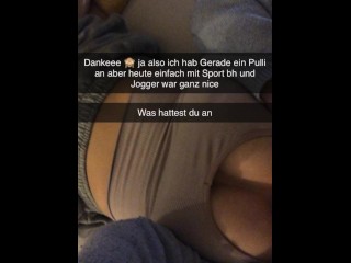 Garota Alemã De Ginástica Quer Foder Guy Da Academia no Snapchat