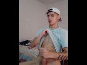 Preview 6 of straight guy masturbates watching gay porn