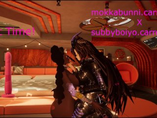 Shy Bunny Girls First time using the Gravity lovense toy