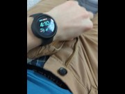 Preview 2 of Jerking Off After Work With My New Watch