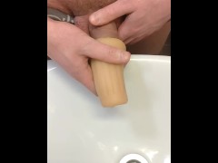 Intense cumming in fleshlight