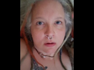 MILF / GILF Fingering themselves by the front door... wanna watch? -- All natural -- DeathPixZStx