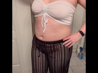 Hot Wife getting dressed to go meet Bull