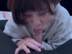 エロ精子が欲しくて照れながらごっくんフェラで興奮しちゃう♡ cum in mouth gokkun