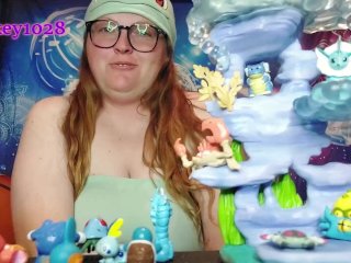 Giantess Squirtle Crushes Pokemon Between Her Boobs