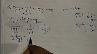Logarithm Math || Registro do professor de matemática Parte 10