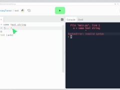 Python introduction and first steps with Replit - Screenshot 8 of 16 - Teacher