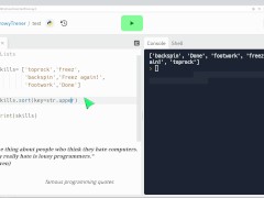 Python Lists 2 - step by step (more advanced examples) - Screenshot 6 of 16 - Advance