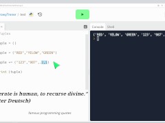 Python Tuples - step by step - Screenshot 9 of 16 - Programming
