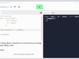 Python Dictionaries - step by step