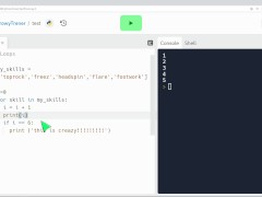 Python Conditionals/Loops 2 - step by step - Screenshot 8 of 16 - Loops