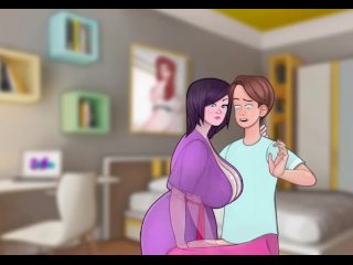 hentai visual novel, mother, gameplay, teen