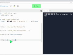 Python Polymorphism - step by step - Screenshot 9 of 16 - Eacher