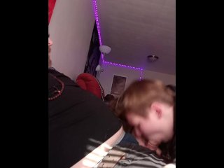 Step Sister DeepThroats Cock And Swallows My_Cum