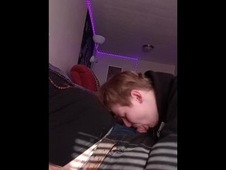 Step Sister DeepThroats Cock And Swallows My Cum