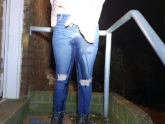 ⭐ Girlfriend Casually Wets Her Jeans In front Of You!