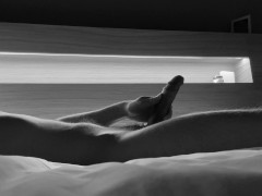 Boy masturbating before bedtime - Screenshot 14 of 16 - Black And White