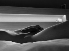 Boy masturbating before bedtime - Screenshot 9 of 16 - Black And White
