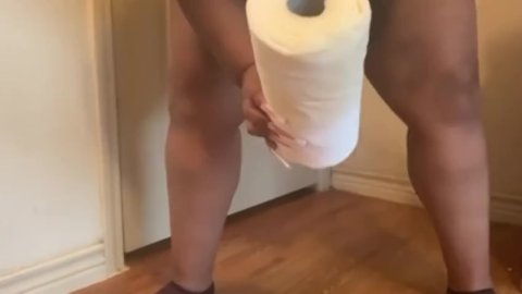 Soaking Paper Towels With My Piss