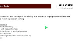 Regression testing - Screenshot 10 of 16 - Software