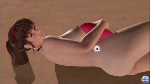 Dead or Alive Xtreme Venus Vacation Hitomi Valentine's Day Heart Cushion Pose Nude Mod Fanservice Ap