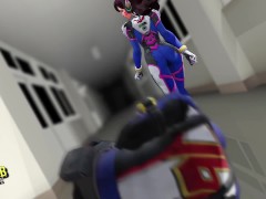 D.VA BALLBUSTING - Nerf This! - Screenshot 13 of 16 - Kicked In The Balls