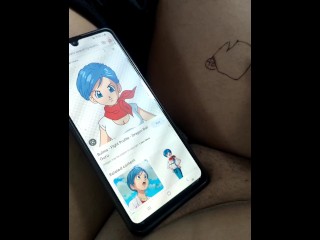 EU DESENHO BULMA DE DRAGON BALL Z