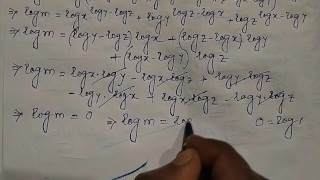 logarithm Math rules and formulas || Log Math Part 13 (Pornhub)