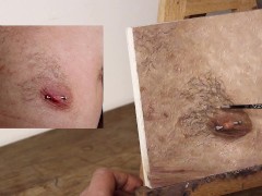 JOI OF PAINTING EPISODE 83 - Hairy Chest Finish
