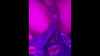 Up close solo pussy play