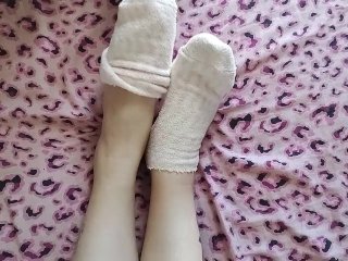fuzzy socks, pov, socks, feet
