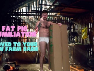 Жирное унижение - свиньи переехали в новый фермерский сарай