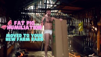 Жирное унижение - свиньи переехали в новый фермерский сарай
