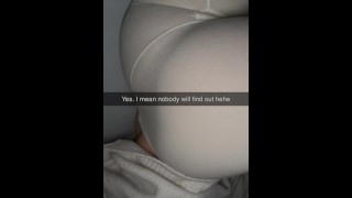 Une jeune femme trompe son petit ami avec anal sur Snapchat