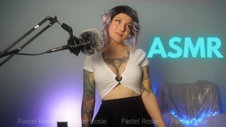SFW ASMR Entspannende Elfenklänge - PASTEL ROSIE Amateur Vollbusiges Egirl - Tätowierte Elfe Kribbeln für Immunität