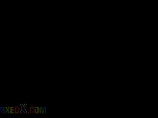 MIXEDX - Big Titties Wife Gets Double Penetrated In Hot Lost Bet Threesome screenshot number 0