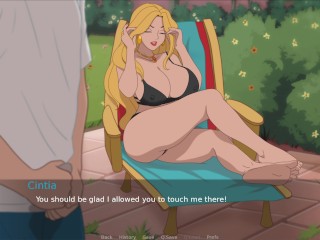 The Secret Van Het Huis - Sexy Blonde Vrouw in Bikini Krijgt Haar Kontgaatje Gelikt (Cynthia)