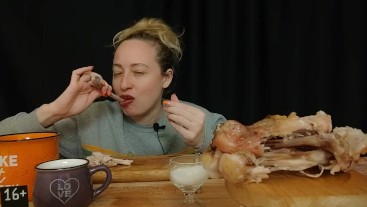 СОБЛАЗНЮ И РАССЛАБЛЮ: индейка | asmr | mukbang | 먹방
