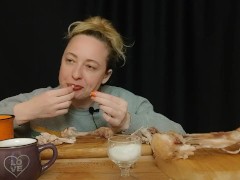 СОБЛАЗНЮ И РАССЛАБЛЮ: индейка | asmr | mukbang | 먹방 - Screenshot 11 of 16 - Real Sound
