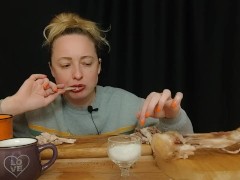 СОБЛАЗНЮ И РАССЛАБЛЮ: индейка | asmr | mukbang | 먹방 - Screenshot 13 of 16 - Asmr Mukbang