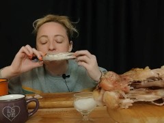 СОБЛАЗНЮ И РАССЛАБЛЮ: индейка | asmr | mukbang | 먹방 - Screenshot 5 of 16 - Asmr Mukbang